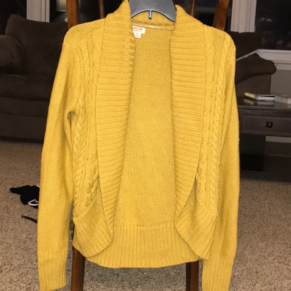 Mustard cardigan